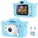 Digitální fotoaparát pro děti Koník X5 modrý 64 GB karta