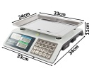 Verk 17115 Digitální stolní váha 40kg/5g bílá