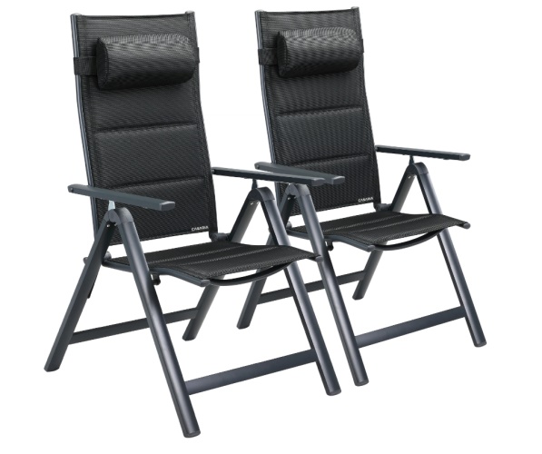 Zahradní polohovatelné židle Altessa Premium 2 ks