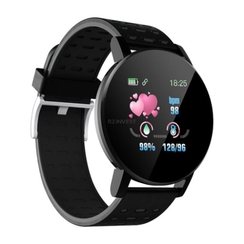 SMARTWATCH 119S CHYTRÉ HODINKY ČERNÁ