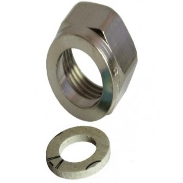 Převlečná nerez matice DN32 vč. kroužku a těsnění