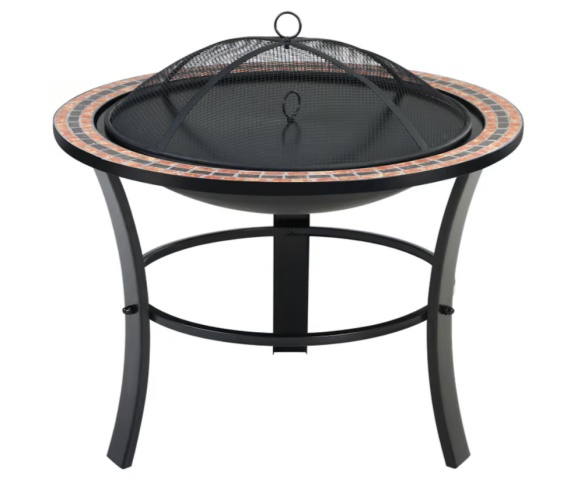 Zahradní ohniště s mozaikovými dlaždicemi Fuoco