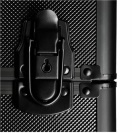 CA40 Kosmetický kufřík na kolečkách 4v1 93cm černá