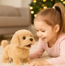 Plyšový pejsek na baterie Golden Retriver