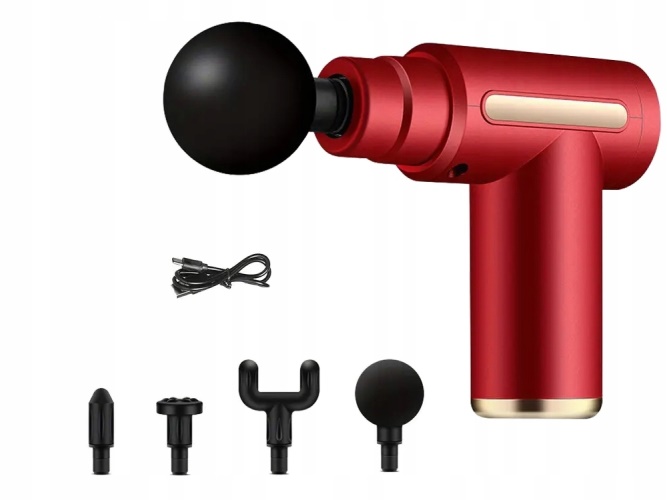 Masážní pistole PRO BODY MASSAGE 30W červená