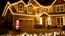 Nafukovací LED Santa Mikuláš reklamní poutač
