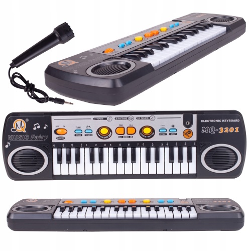MalPlay KEYBOARD varhany klávesy pro děti s mikrofonem 31 kláves