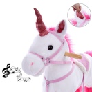 Houpací jednorožec DEBBIE plyšový zvukové efekty